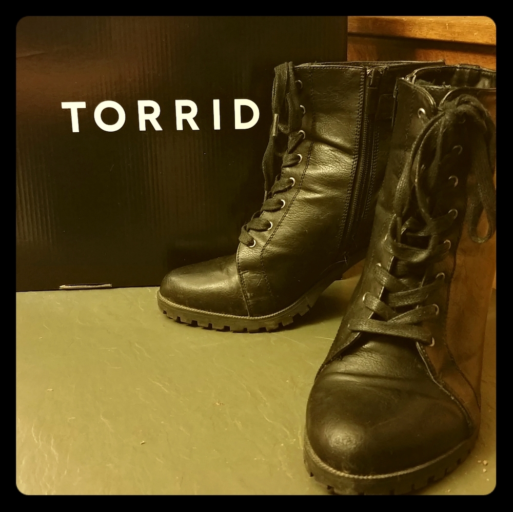 Torrid Lace-Up Boots